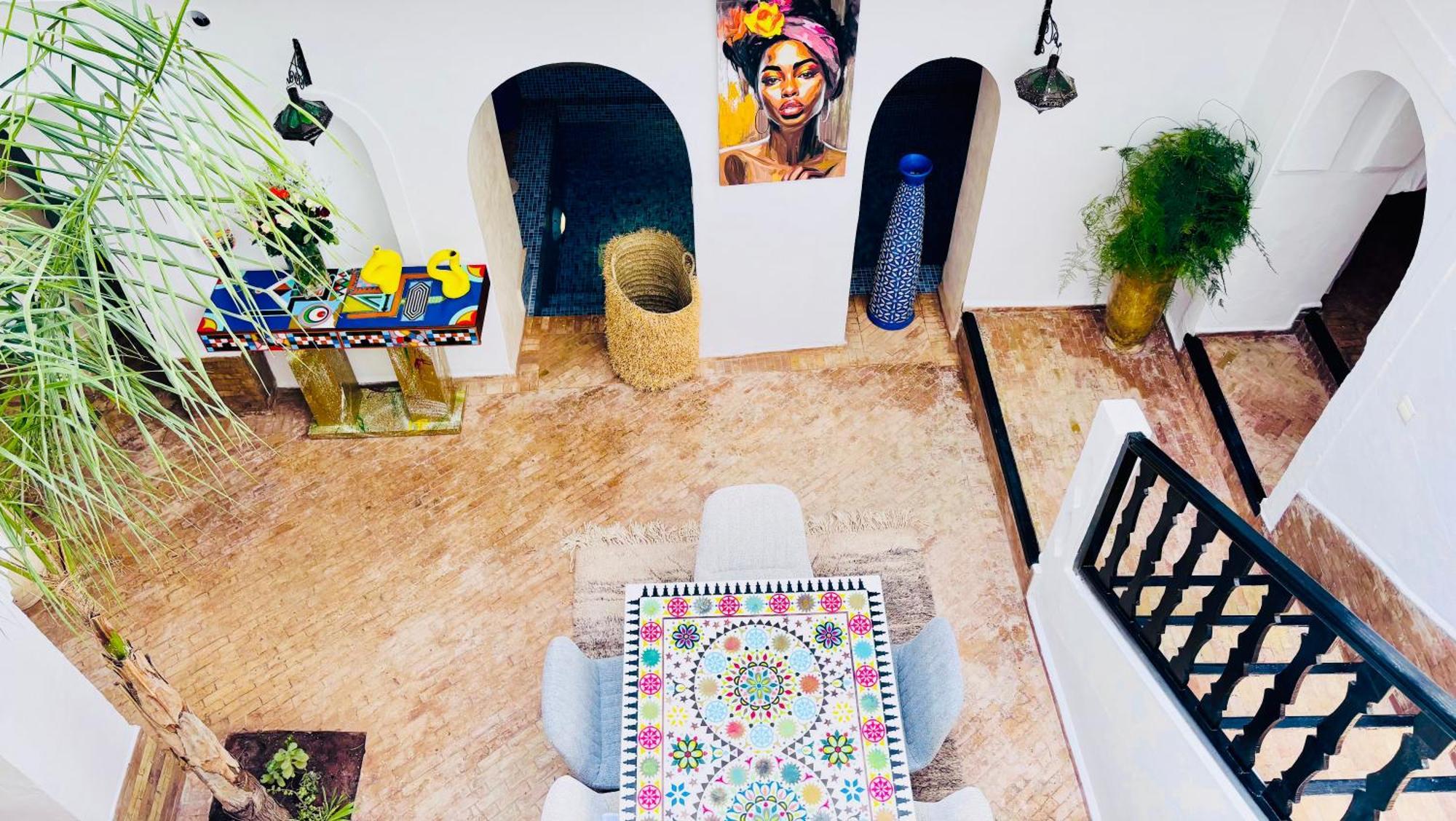 Riad Darna 4 Chambres Avec Piscine Et Petit Dejeuner Marrakesh Exterior foto
