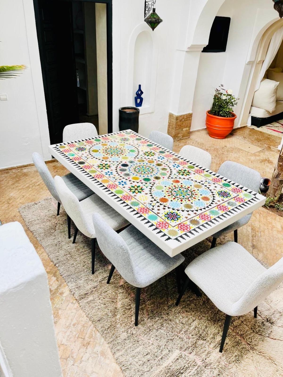 Riad Darna 4 Chambres Avec Piscine Et Petit Dejeuner Marrakesh Exterior foto