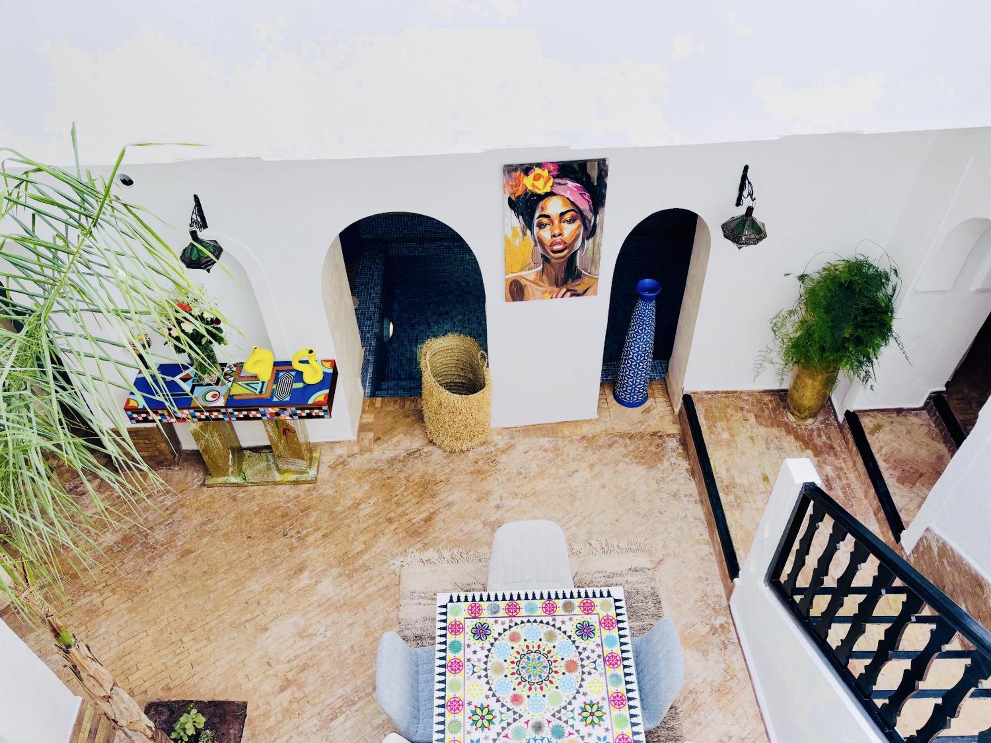 Riad Darna 4 Chambres Avec Piscine Et Petit Dejeuner Marrakesh Exterior foto